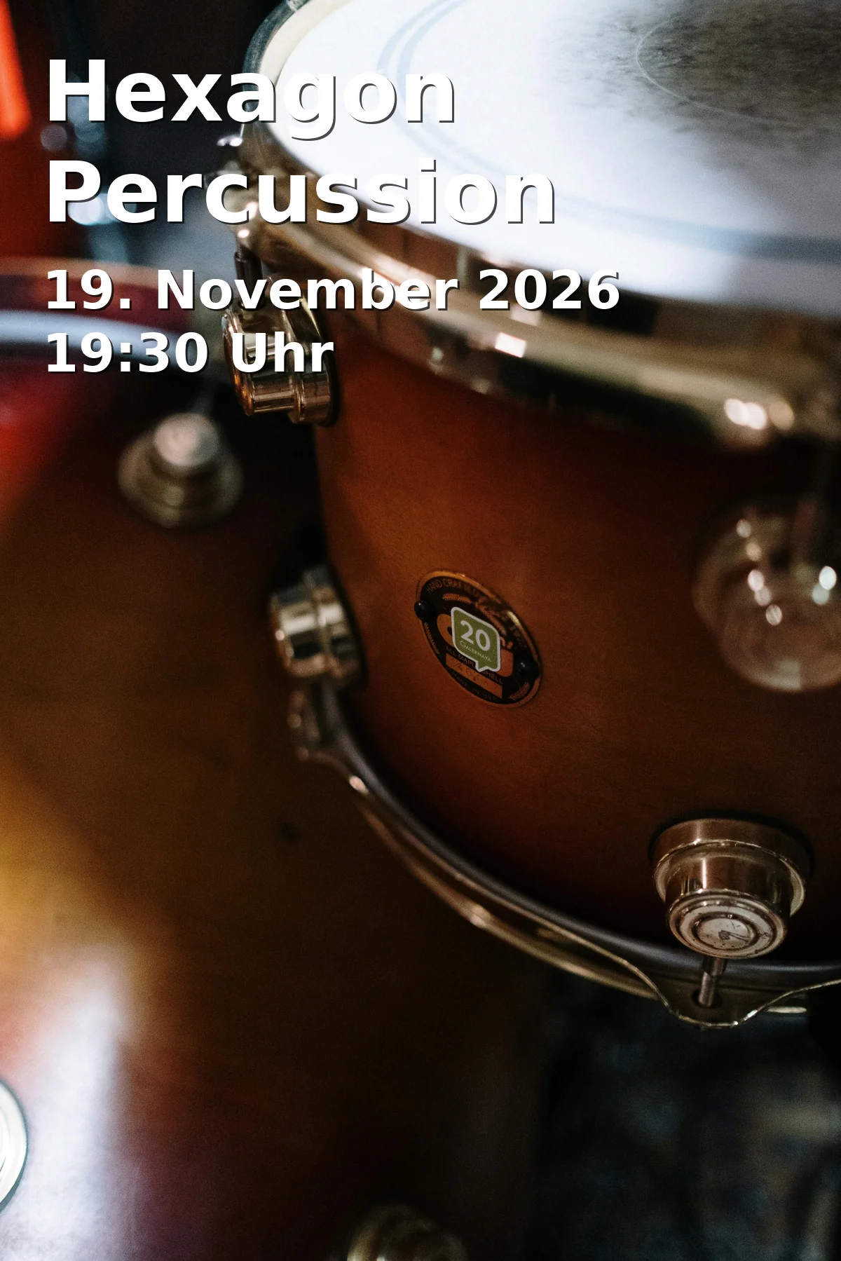 Event: Hexagon Percussion in Kurhaus Göggingen, Klausenberg 6, 86199 Augsburg on 19. November 2026
