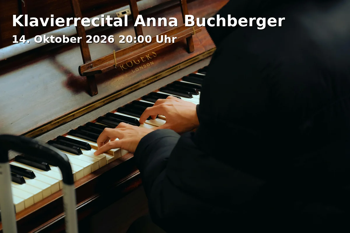 Event: Klavierrecital Anna Buchberger