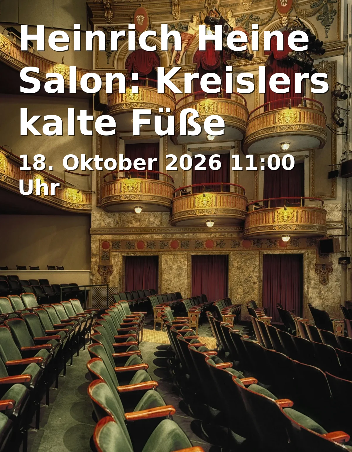 Event: Heinrich Heine Salon: Kreislers kalte Füße