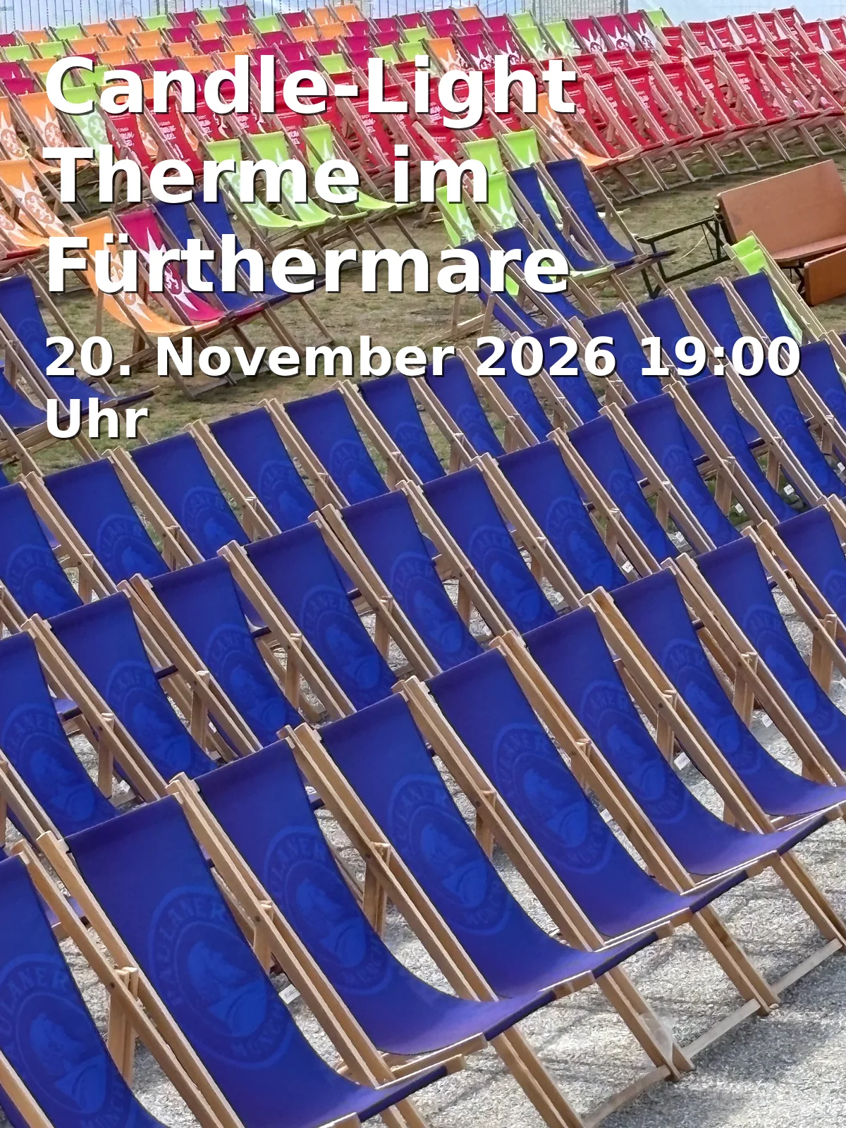 Event: Candle-Light Therme im Fürthermare in Fürthermare, Scherbsgraben 15, 90766 Fürth on 20. November 2026