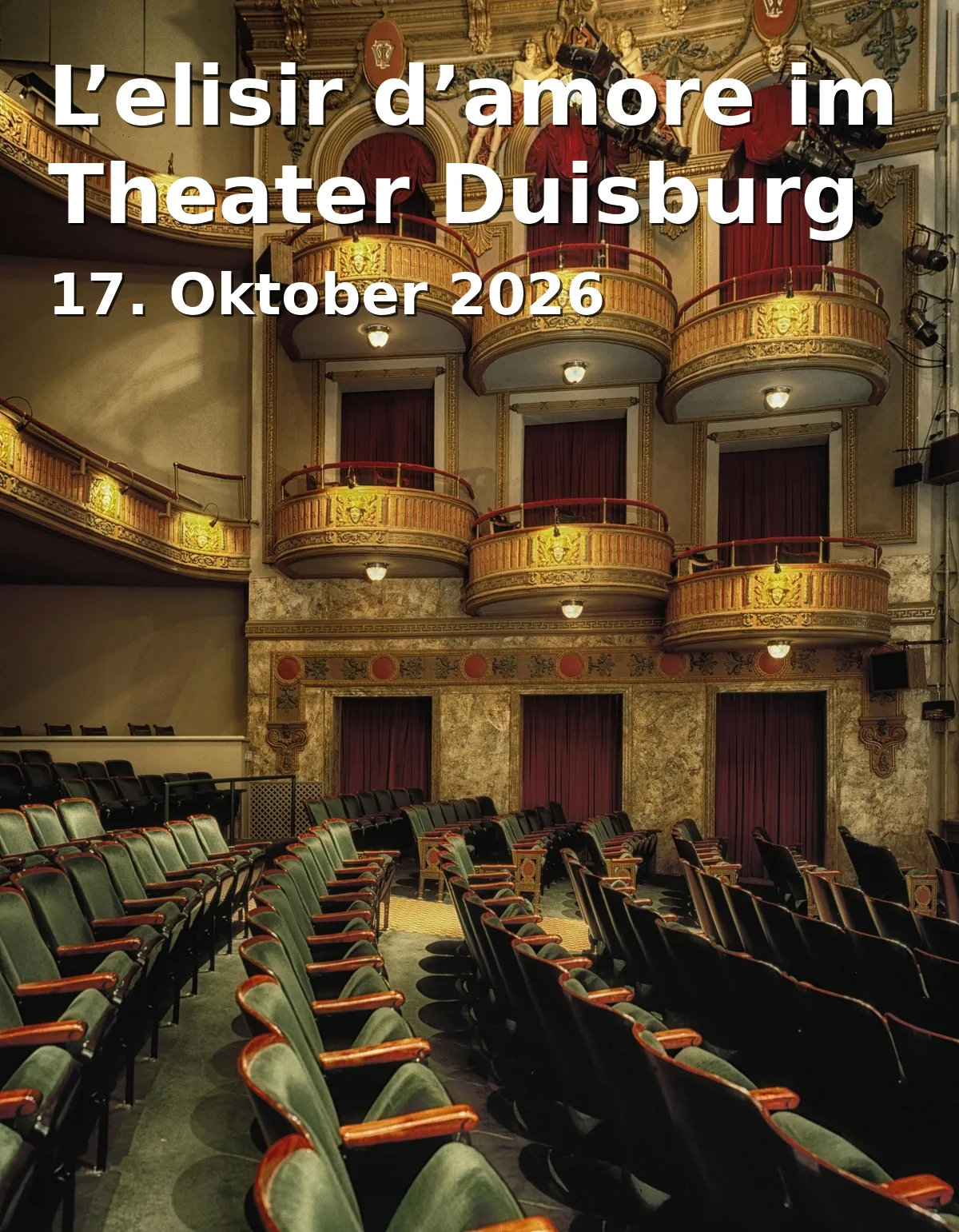 Event: L'elisir d'amore at the Duisburg Theatre