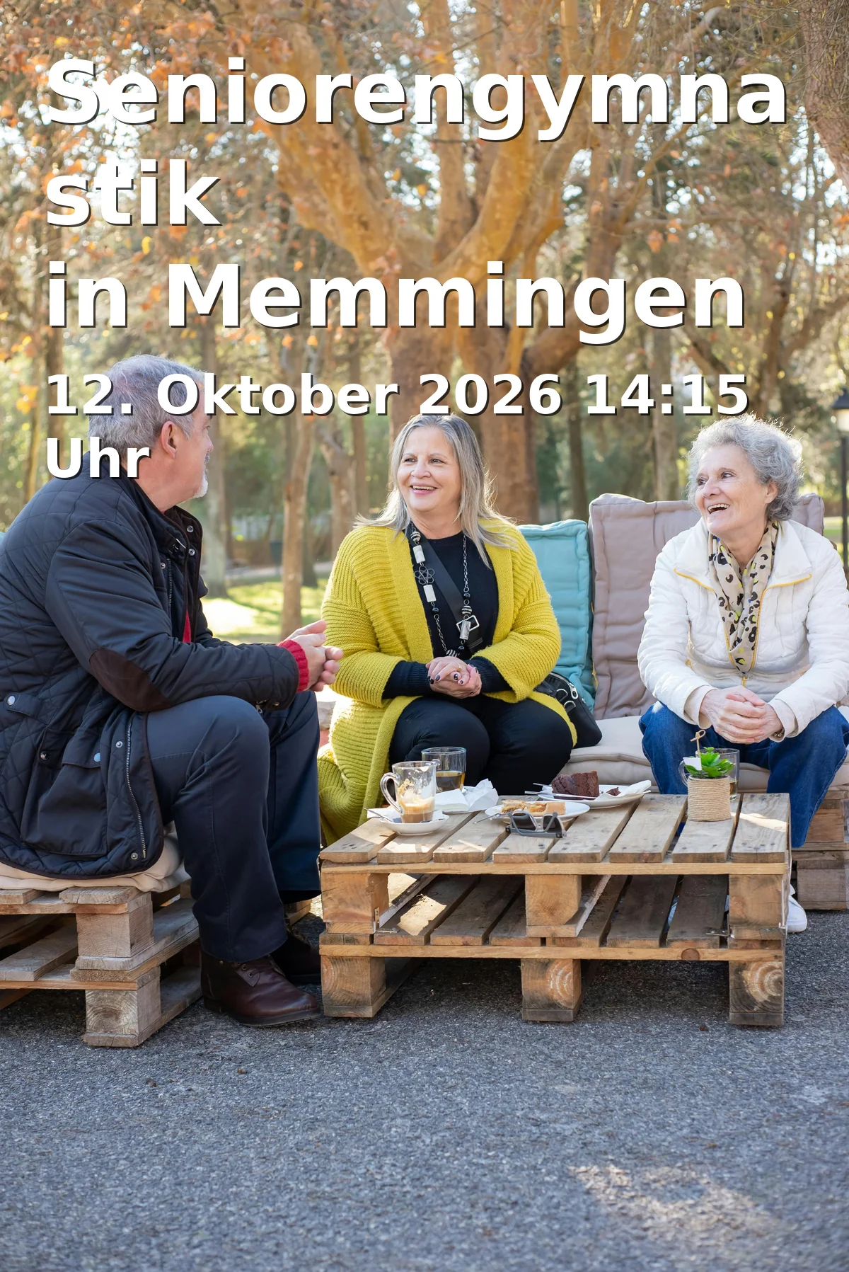Event: Seniorengymnastik in Memmingen in Ratzengraben-Turnhalle, Ratzengraben 4, 87700 Memmingen on 12. Oktober 2026