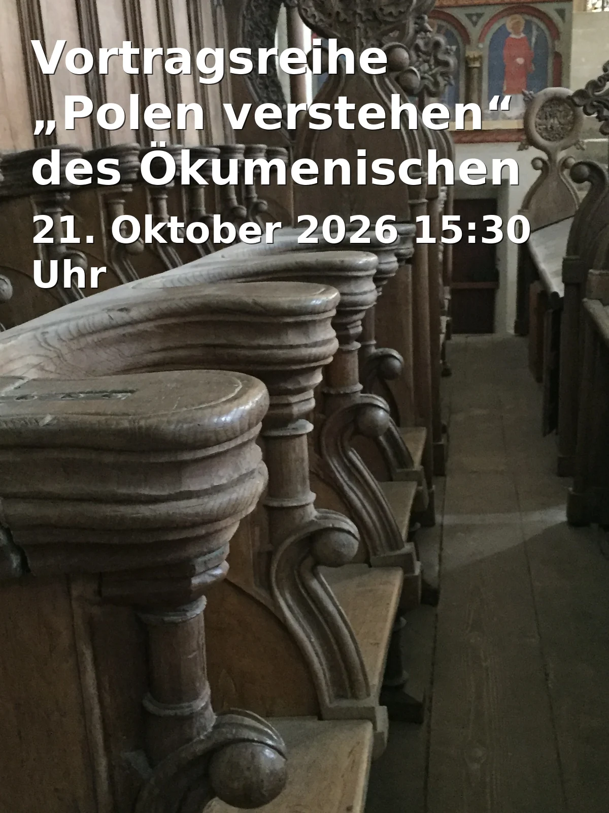 Event: Vortragsreihe „Polen verstehen“ des Ökumenischen Seminars in St. Jacobi Kirche Göttingen, Jacobikirchhof 2, 37073 Göttingen on 21. Oktober 2026