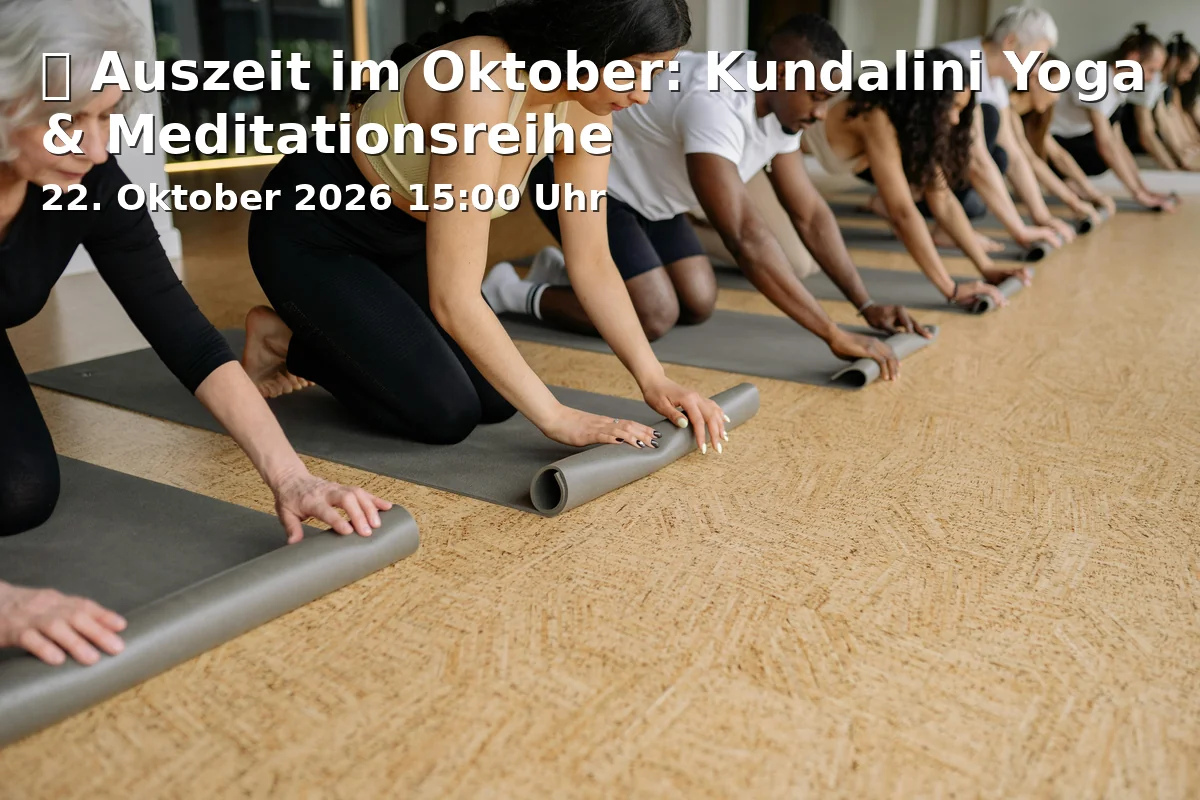 Event: 🌿 Auszeit im Oktober: Kundalini Yoga & Meditationsreihe in Stadtbibliothek Göttingen, Thomas-Buergenthal-Haus, Gotmarstraße 8, 37073 Göttingen, Deutschland on 22. Oktober 2026