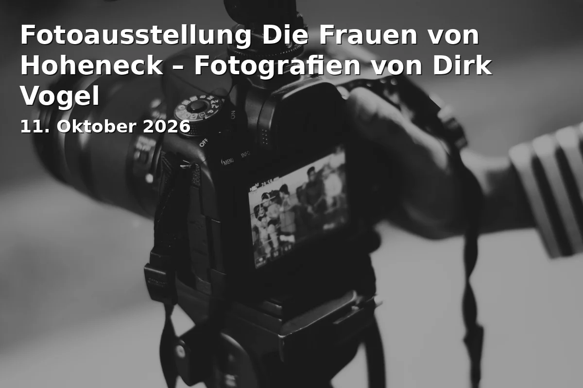 Event: Fotoausstellung Die Frauen von Hoheneck – Fotografien von Dirk Vogel in Menschenrechtszentrum Cottbus e.V. – Gedenkstätte Zuchthaus Cottbus, Bautzener Straße 140, 03050 Cottbus on 11. Oktober 2026