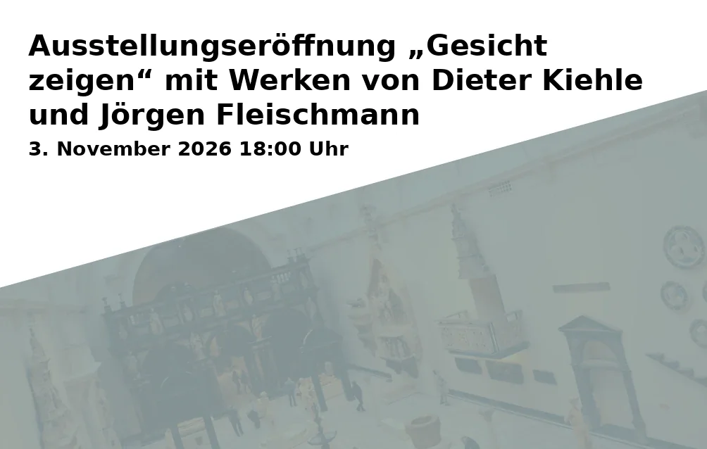 Event: Ausstellungseröffnung „Gesicht zeigen“ mit Werken von Dieter Kiehle und Jörgen Fleischmann in Städtische Musikschule „Alfred Wagner“, Rimbachstraße 43, 98527 Suhl on 3. November 2026