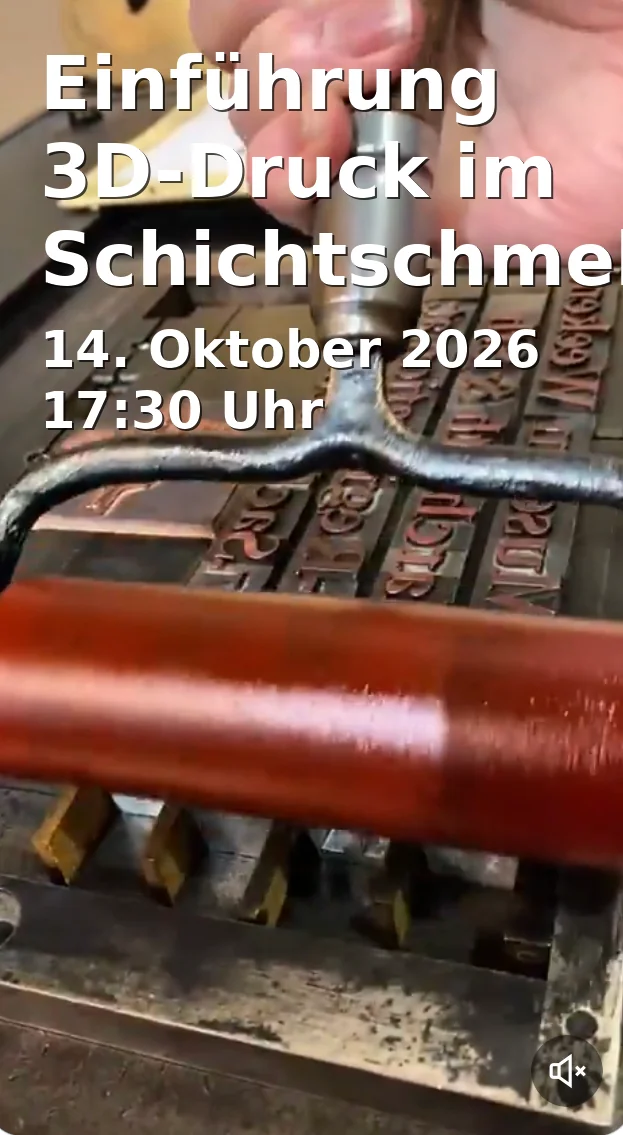 Einführung 3D-Druck im Schichtschmelzverfahren (VHS-Kurs)