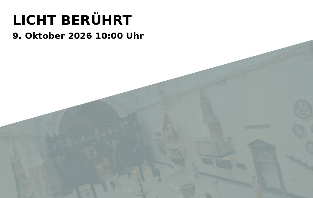 Event: LICHT BERÜHRT in Palais Bellevue - Salon, Schöne Aussicht 2, 34117 Kassel on 9. Oktober 2026