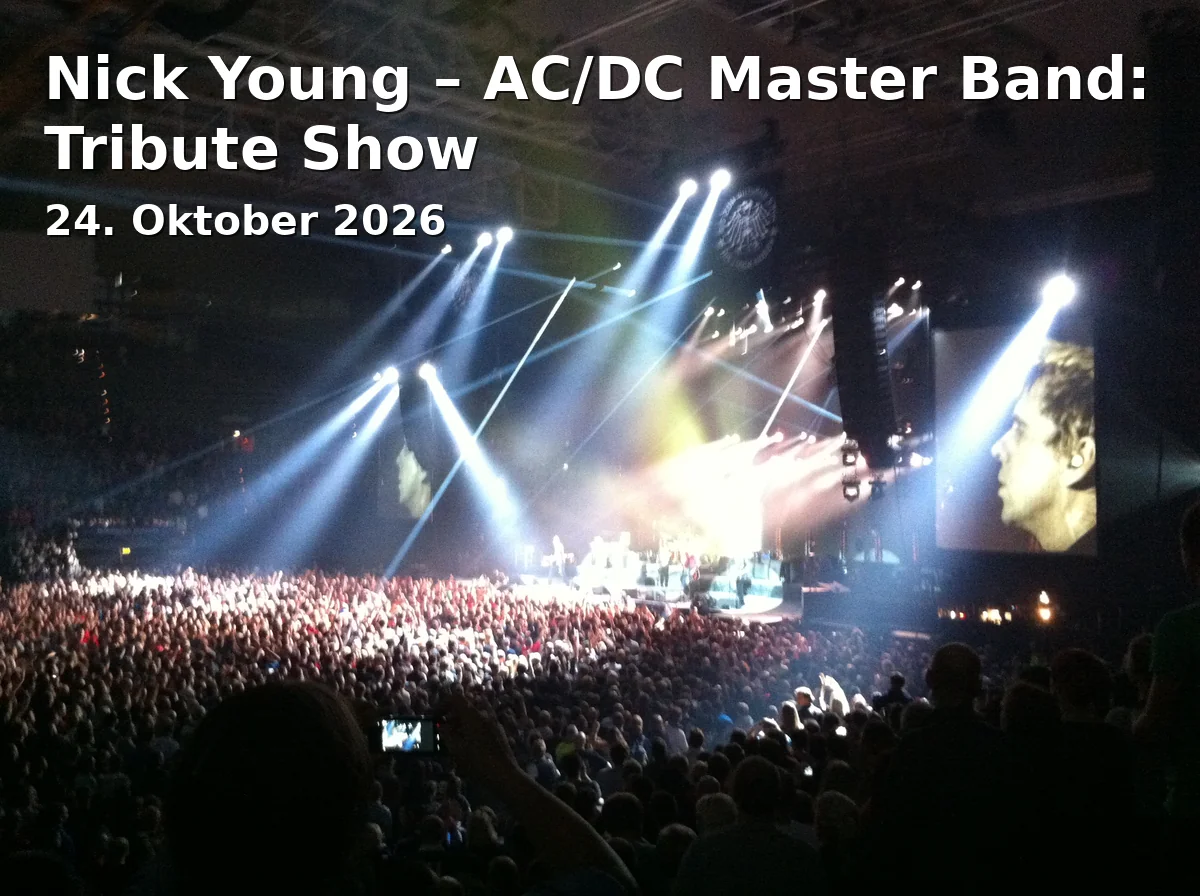 Event: Nick Young – AC/DC Master Band: Tribute Show