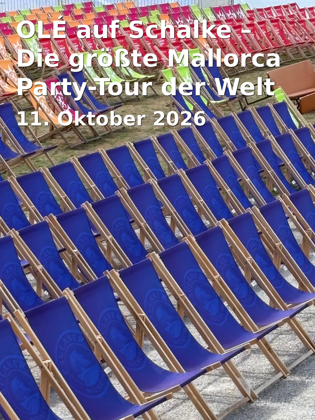 Event: OLÉ auf Schalke – Die größte Mallorca Party-Tour der Welt in VELTINS-Arena, Arenaring 1, 45891 Gelsenkirchen on 11. Oktober 2026