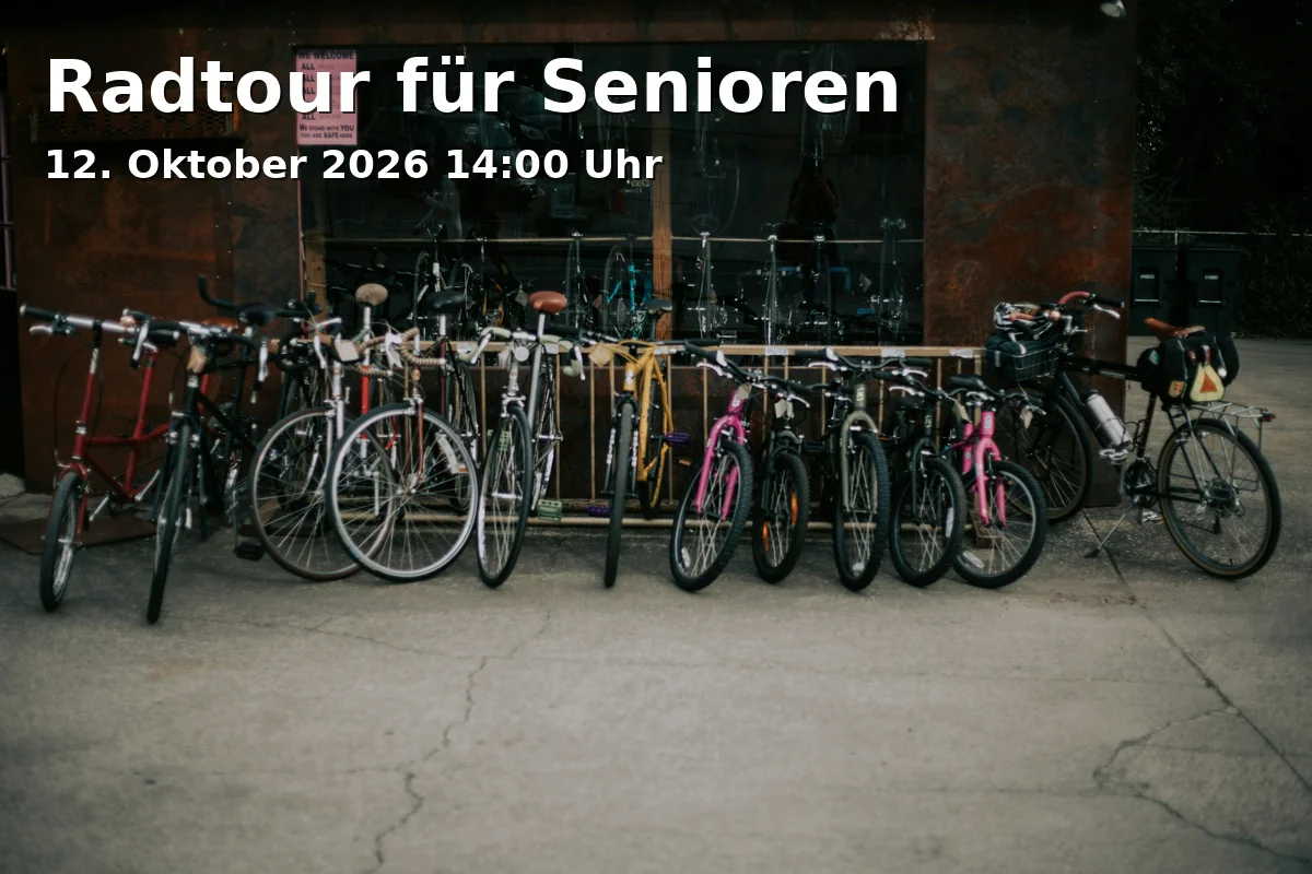 Event: Radtour für Senioren in Treffpunkt Marktplatz/Brunnen, Marktplatz 1, 87700 Memmingen on 12. Oktober 2026