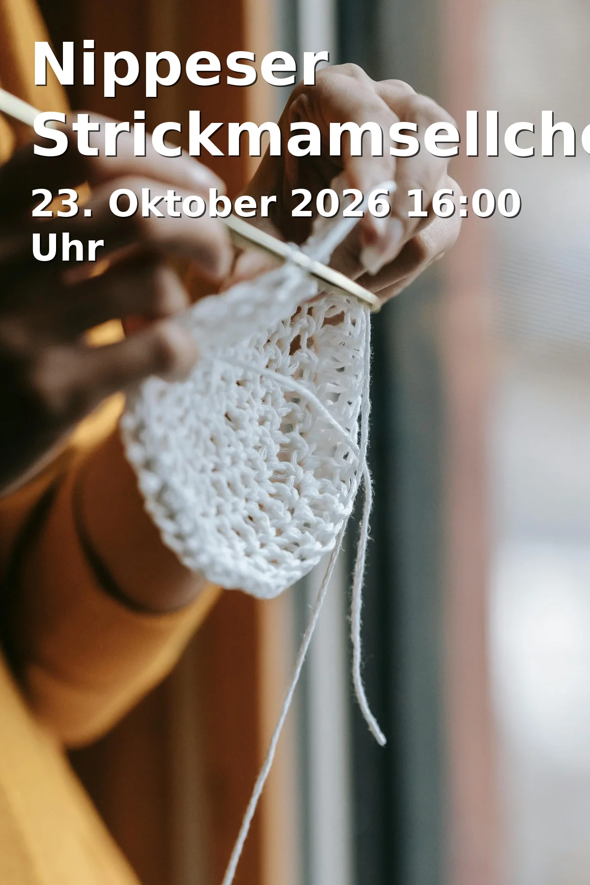 Event: Nippeser Strickmamsellcher in Stadtteilbibliothek Nippes, Neusser Straße 450, 50733 Köln on 23. Oktober 2026