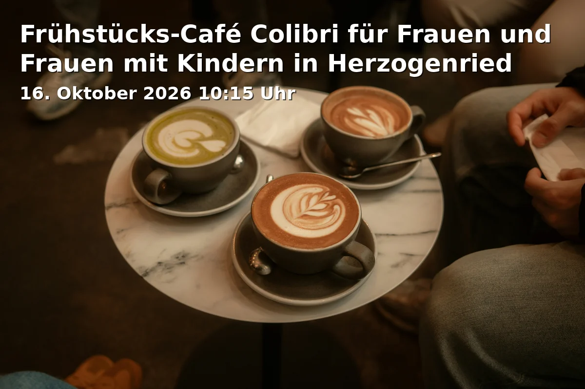 Event: Frühstücks-Café Colibri für Frauen und Frauen mit Kindern in Herzogenried in Stadtbibliothek Mannheim - Zweigstelle Herzogenried, Herzogenriedstr. 50, 68169 Mannheim on 16. Oktober 2026