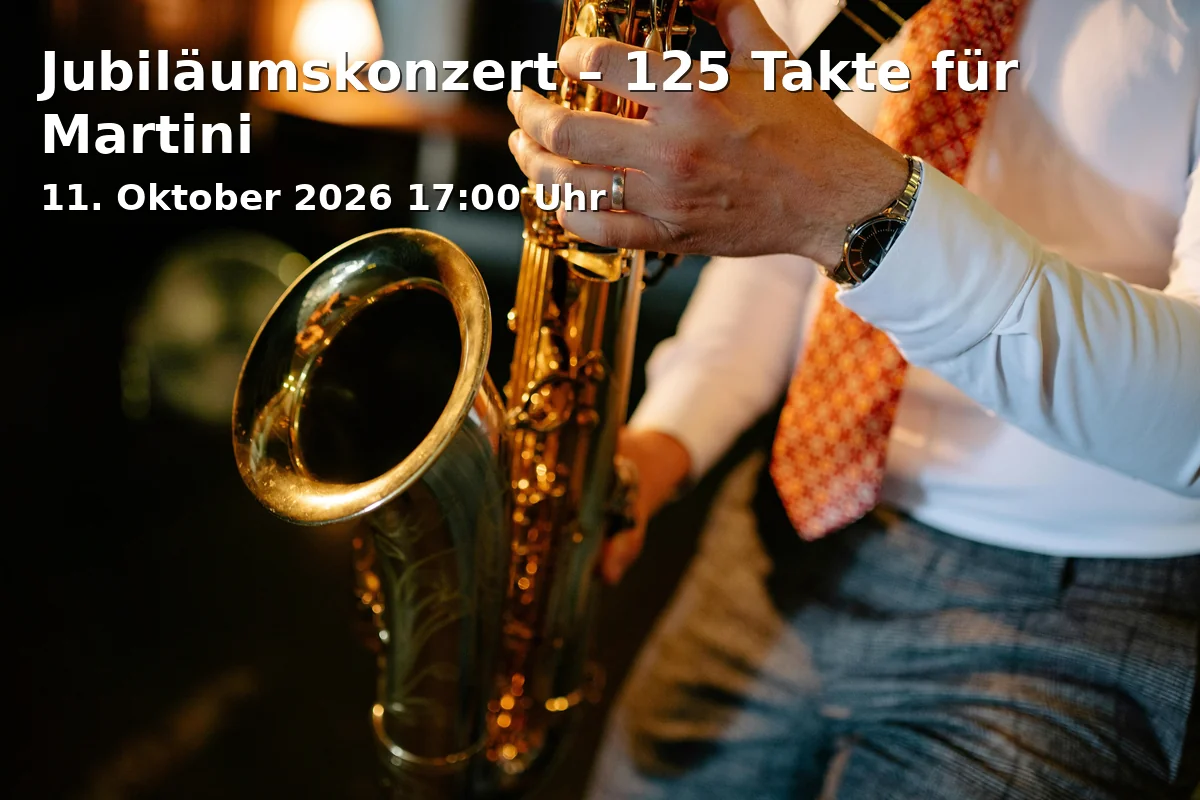 Event: Jubiläumskonzert – 125 Takte für Martini in Stephanuskirche, Pellaweg 4, 33617 Bielefeld on 11. Oktober 2026