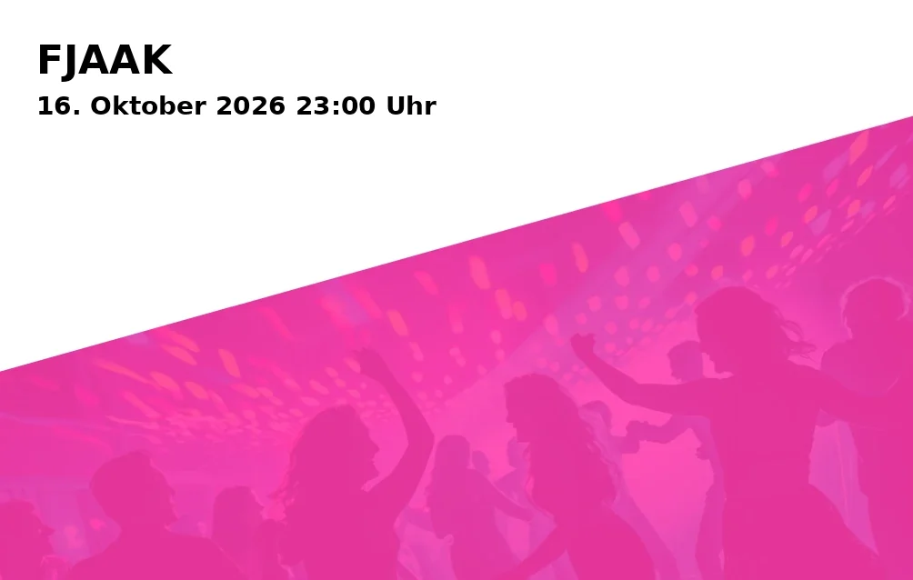 Event: FJAAK in Das Zimmer, Q 5 Passage, 14-22, 68161 Mannheim on 16. Oktober 2026