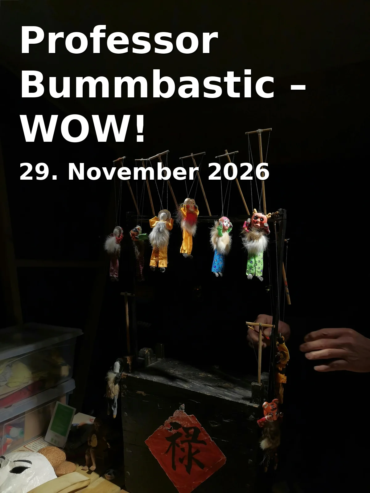 Event: Professor Bummbastic – WOW! in Haus der Kultur und Bildung, Neubrandenburg on 29. November 2026