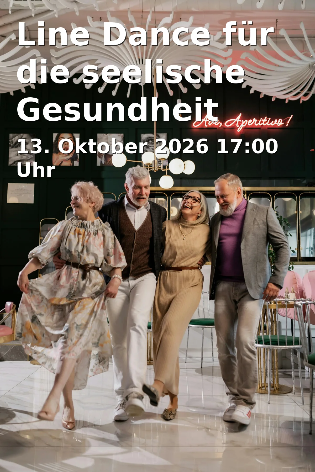 Event: Line Dance für die seelische Gesundheit in Grüner Würfel, Kesselbrink 2, 33602 Bielefeld on 13. Oktober 2026