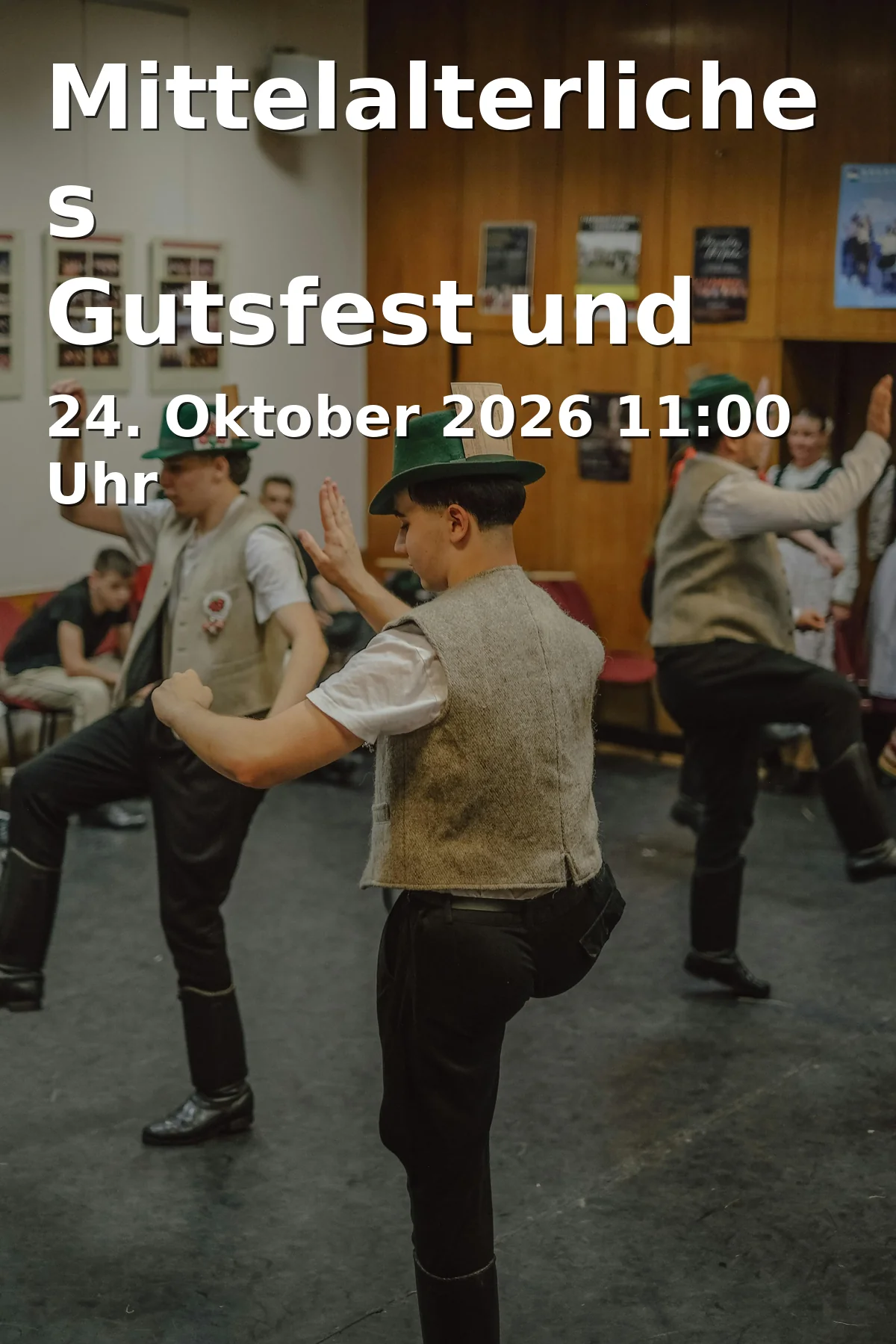 Mittelalterliches Gutsfest und Kürbisschnitzen