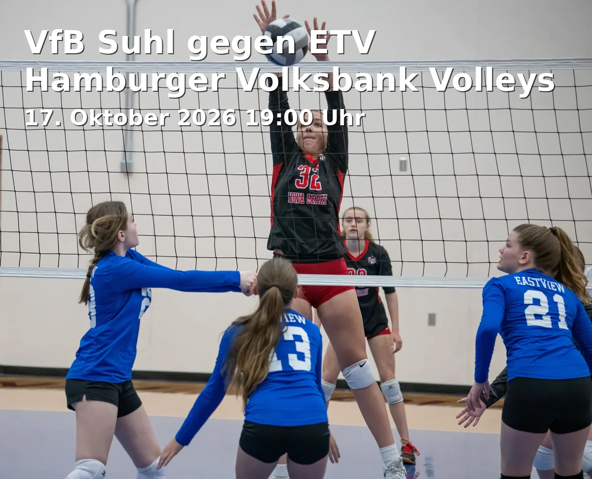 VfB Suhl gegen ETV Hamburger Volksbank Volleys
