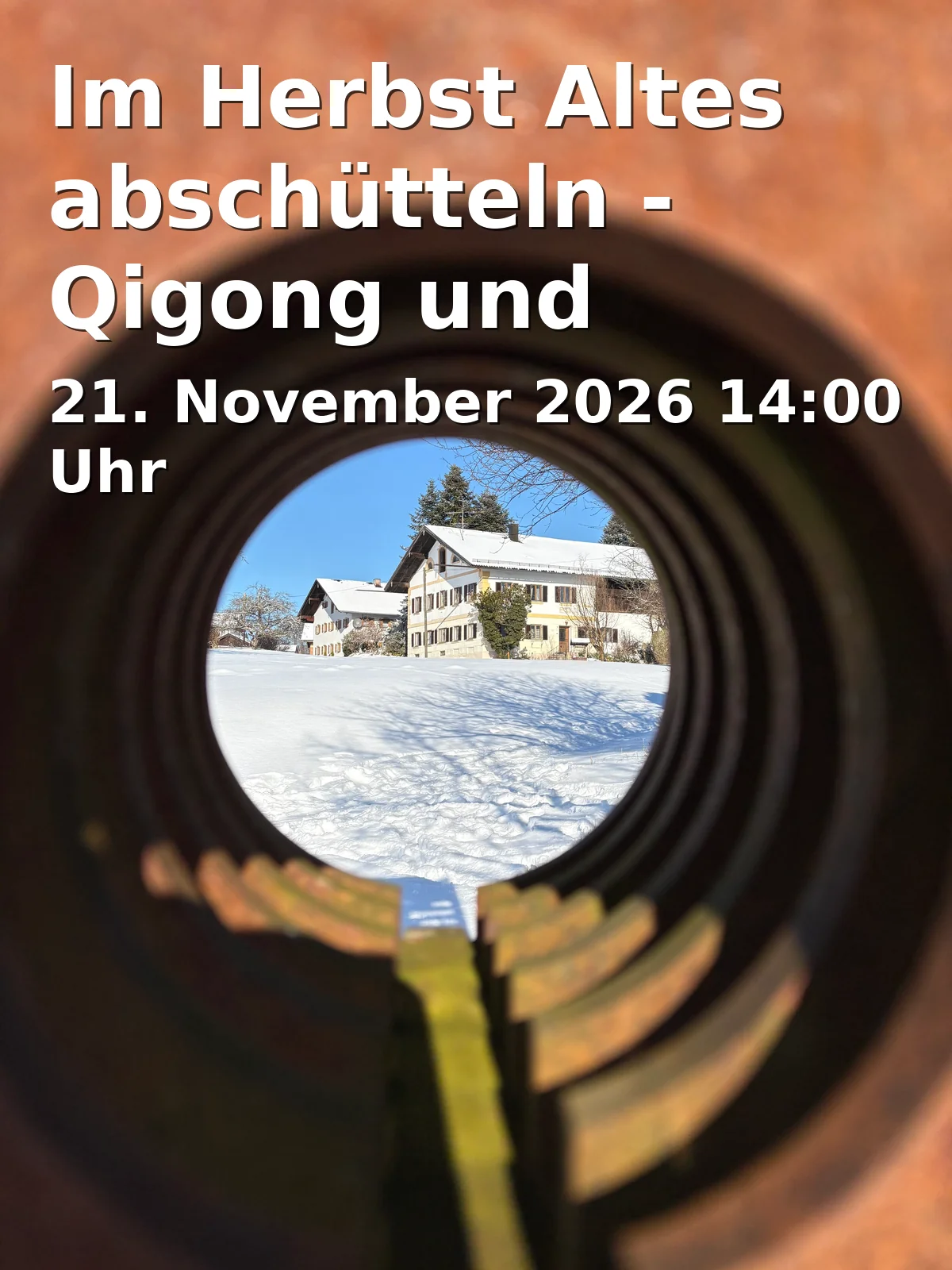 Event: Im Herbst Altes abschütteln - Qigong und Naturerfahrung an der Umweltstation