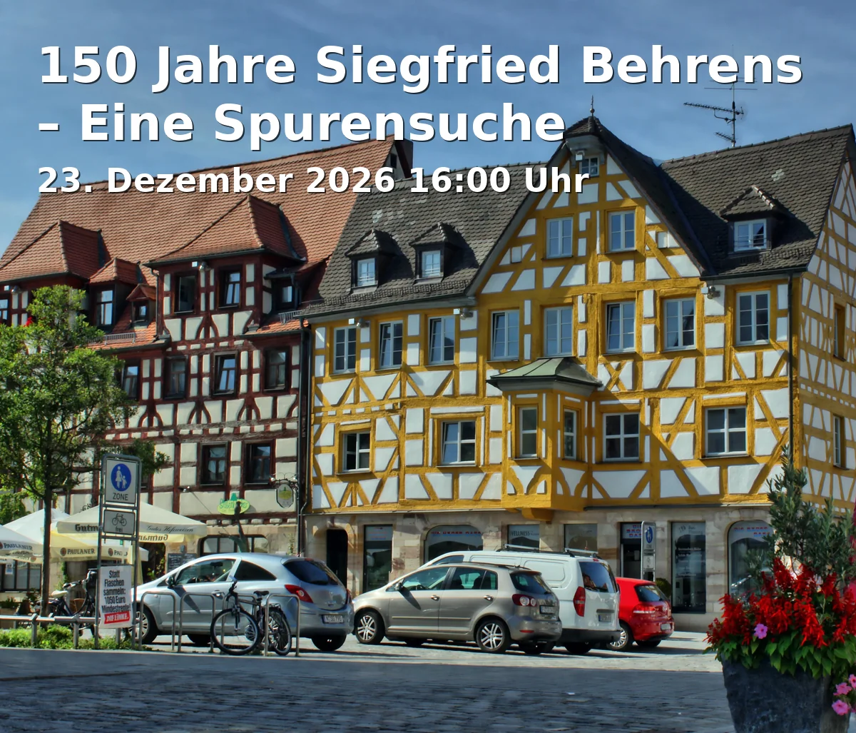 Event: 150 Jahre Siegfried Behrens – Eine Spurensuche in Jüdisches Museum Franken, Königstraße 89, 90762 Fürth on 23. Dezember 2026