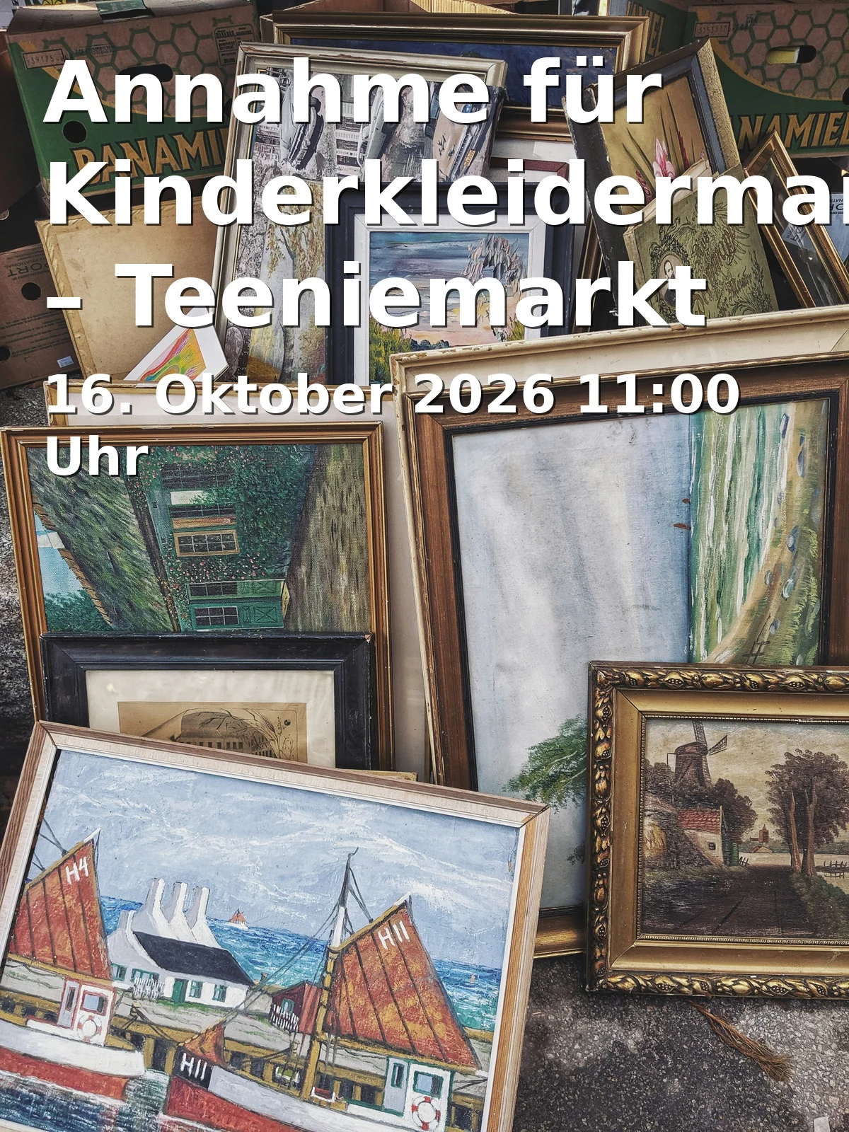 Event: Annahme für Kinderkleidermarkt – Teeniemarkt Herbst/Winter