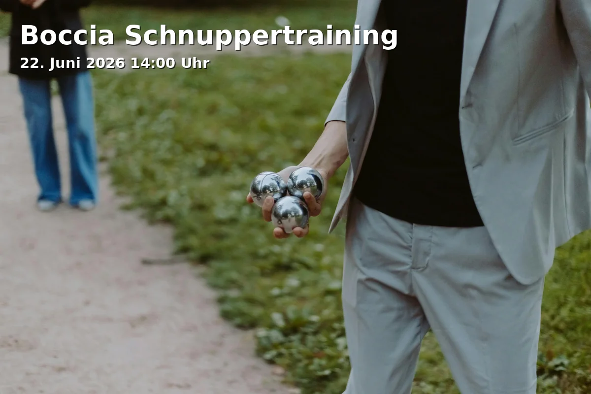 Event: Boccia Schnuppertraining in Boccia-Anlage beim Stadion, Bodenseestraße, 87700 Memmingen on 22. Juni 2026