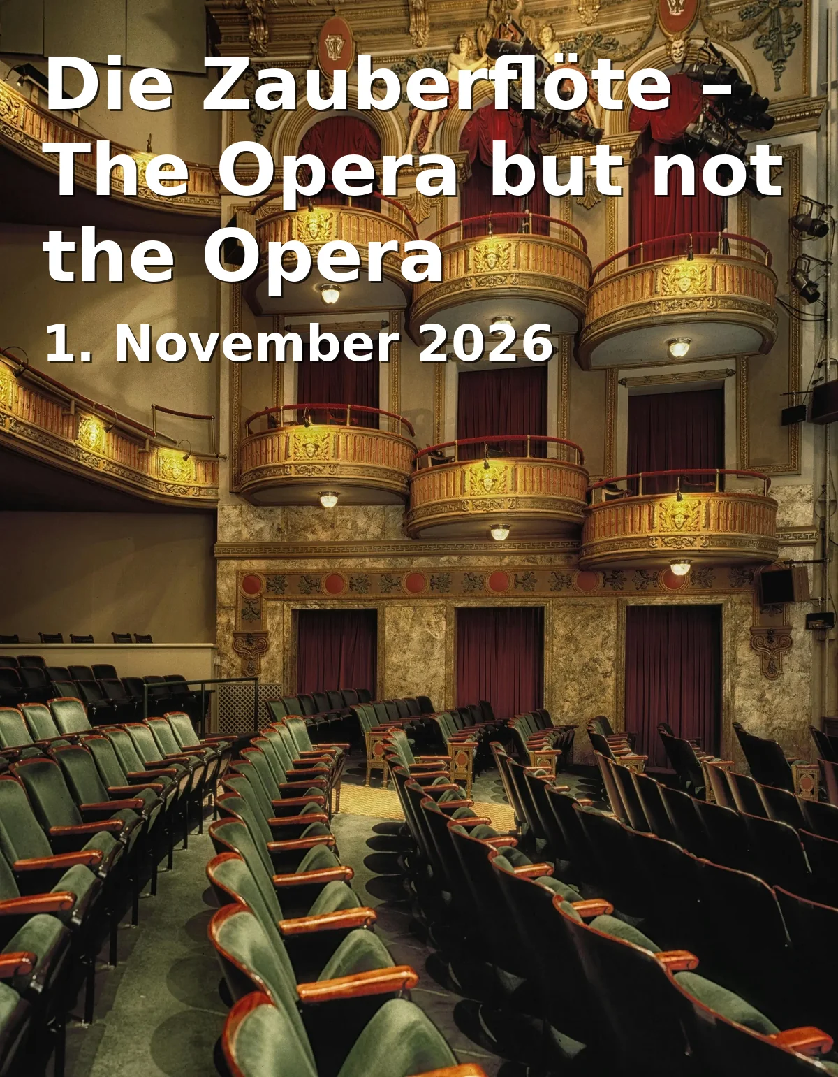 Event: Die Zauberflöte – The Opera but not the Opera in Großes Haus des Hans Otto Theaters, Adresse nicht angegeben, Potsdam on 1. November 2026