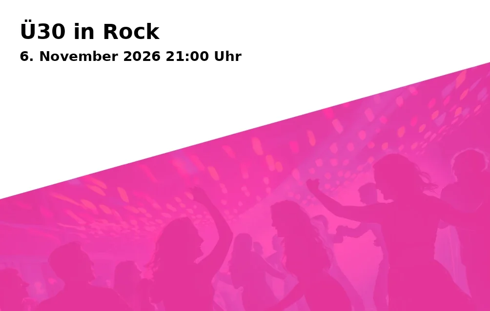 Event: Ü30 in Rock in Spectrum, Ulmer Straße 234a, 86156 Augsburg on 6. November 2026