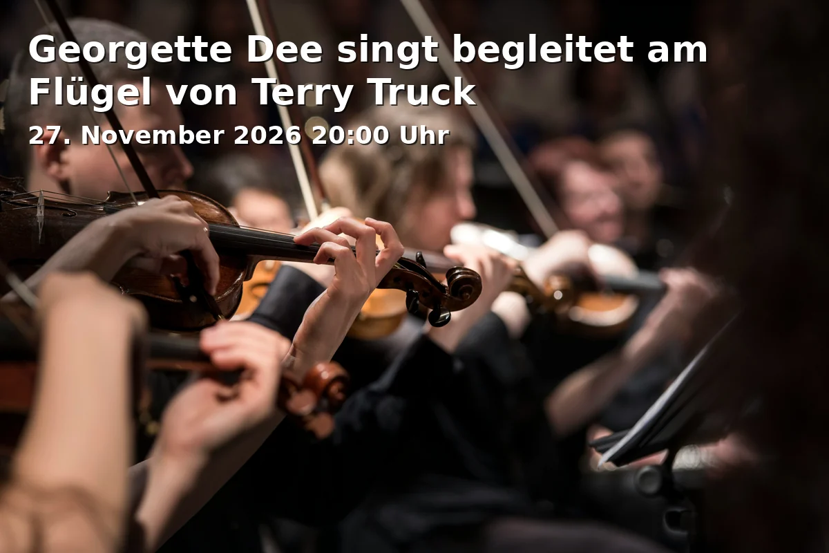 Event: Georgette Dee singt begleitet am Flügel von Terry Truck