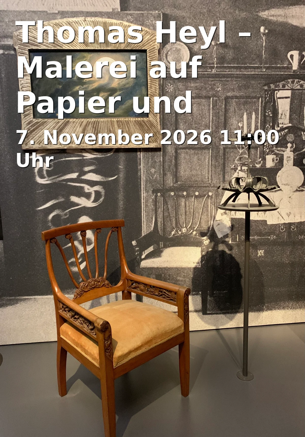 Event: Thomas Heyl – Malerei auf Papier und Scherenschnitte in Gallery Panta Rhei, Watmarkt 4, 93047 Regensburg on 7. November 2026