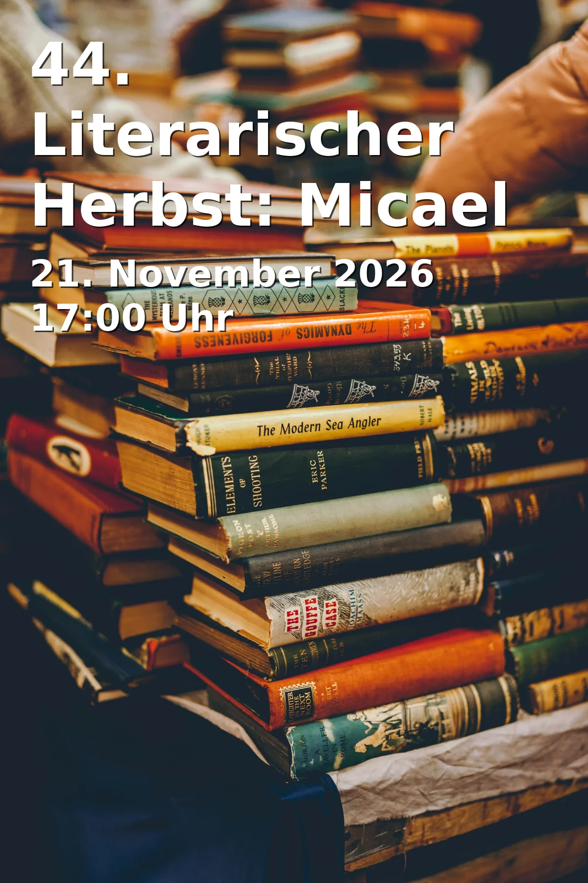 Event: 44. Literarischer Herbst: Micael Gelius & Alexander Wagner – In Rilkes Garten in Pavillon der Musikschule Freising, Kölblstraße, Freising on 21. November 2026