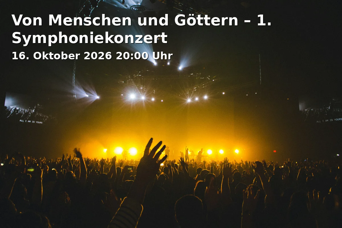 Event: Von Menschen und Göttern – 1. Symphoniekonzert in Rudolf-Oetker-Halle, Großer Saal, Lampingstraße 16, 33615 Bielefeld on 16. Oktober 2026