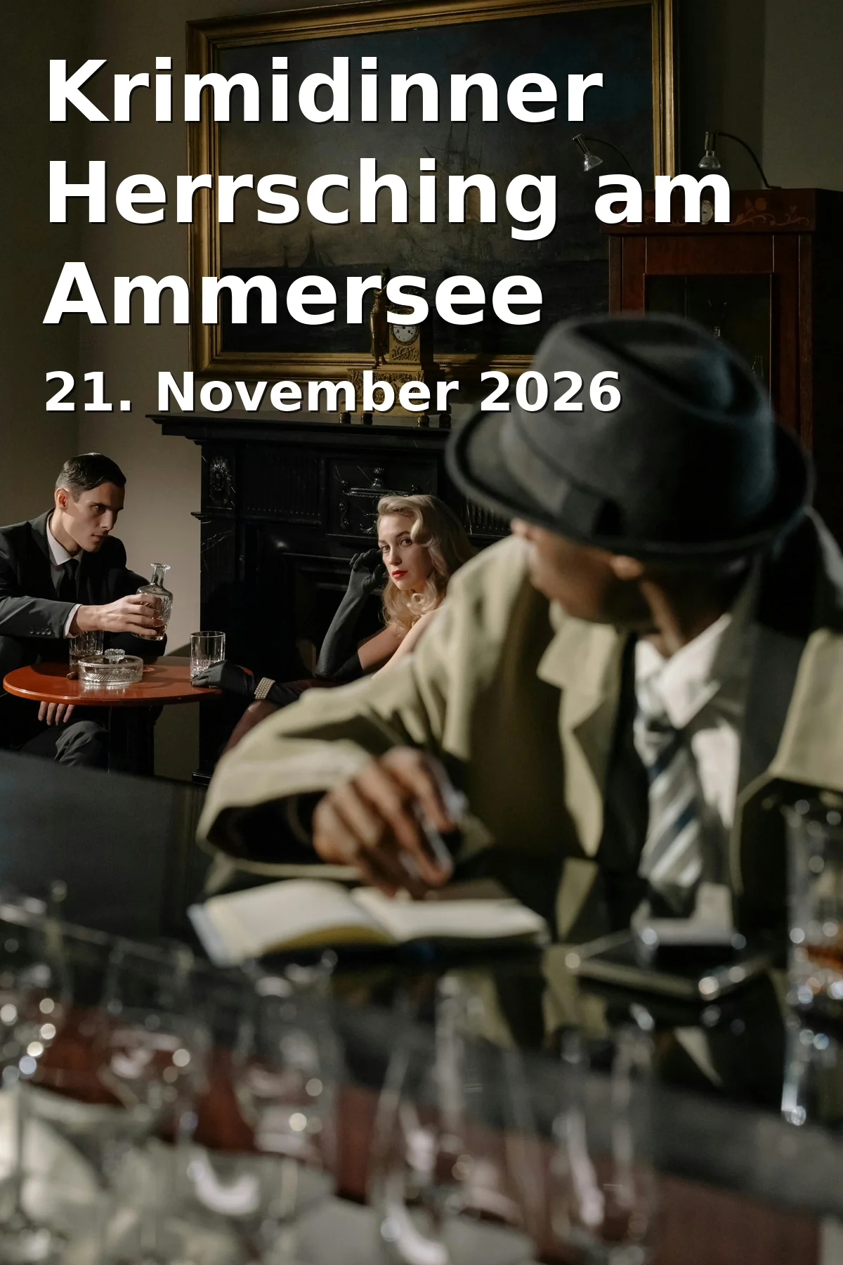Event: Krimidinner Herrsching am Ammersee in Gasthof DIE POST, Adresse nicht angegeben, Herrsching am Ammersee on 21. November 2026