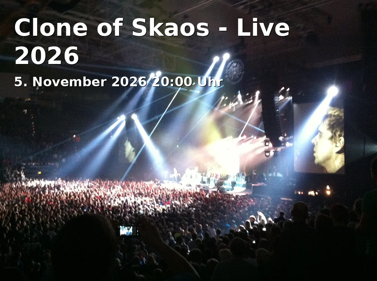 Event: Clone of Skaos - Live 2026 in Spectrum, Ulmer Straße 234 a, 86156 Augsburg on 5. November 2026