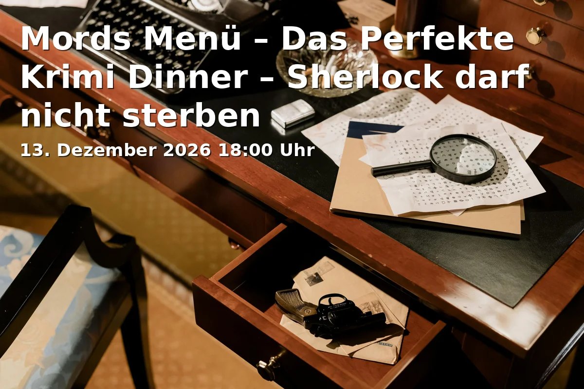 Event: Mords Menü – Das Perfekte Krimi Dinner – Sherlock darf nicht sterben