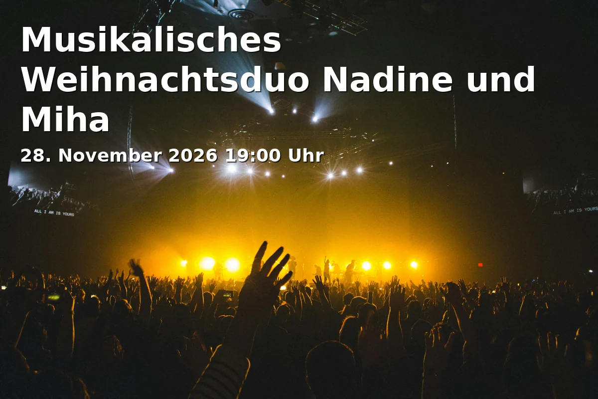 Event: Musikalisches Weihnachtsduo Nadine und Miha in Spritzenhausplatz Aalen, 73430 Aalen on 28. November 2026