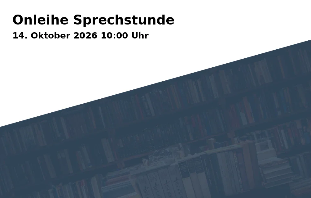 Onleihe Sprechstunde