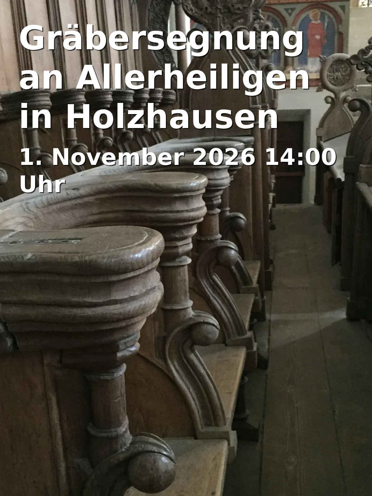 Event: Gräbersegnung an Allerheiligen in Holzhausen und Utting in Friedhof Holzhausen und Friedhof Utting, Utting am Ammersee on 1. November 2026