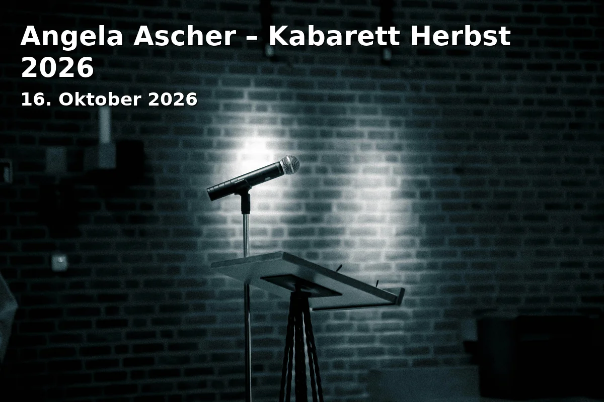Event: Angela Ascher – Kabarett Herbst 2026 in BräuWirt, Unterer Markt 9, 92637 Weiden on 16. Oktober 2026