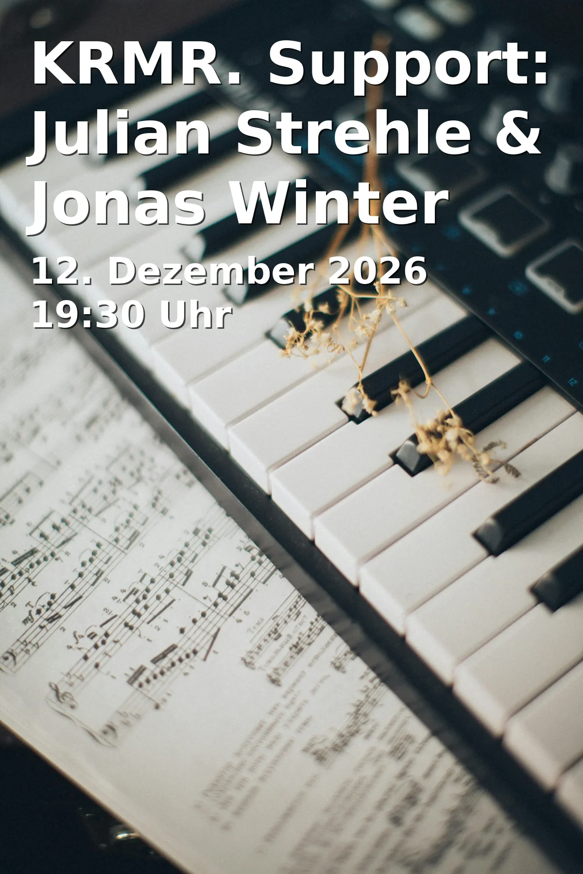 Event: KRMR. Support: Julian Strehle & Jonas Winter in Kopf und Kragen, Ottostraße 27, 90762 Fürth on 12. Dezember 2026