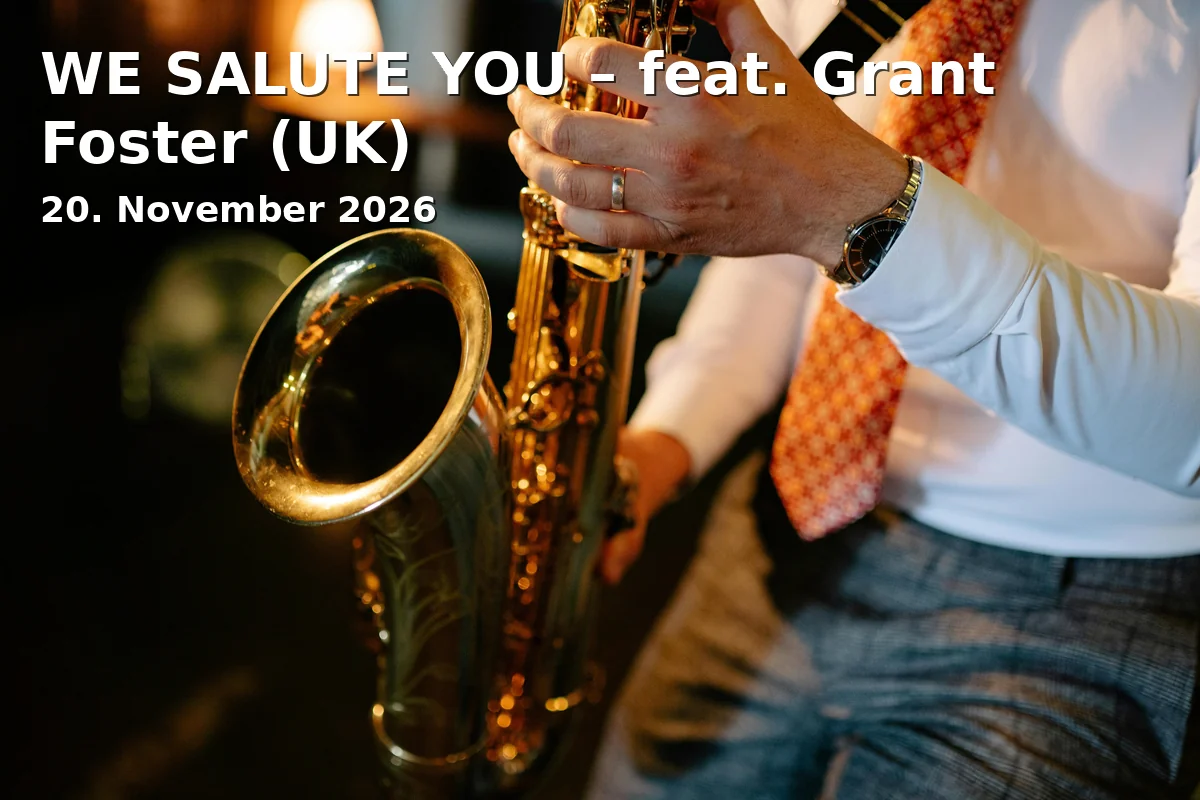 WE SALUTE YOU – feat. Grant Foster (UK)