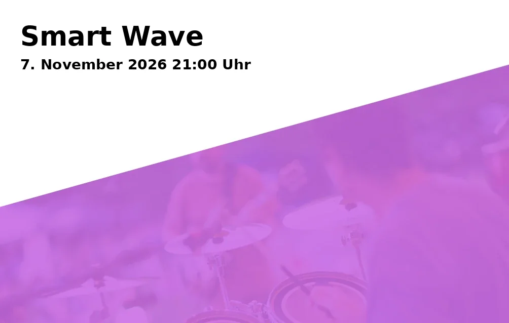Event: Smart Wave in ROCKFABRIK - Basement Club, Piccardstraße 6a, 86159 Augsburg on 7. November 2026