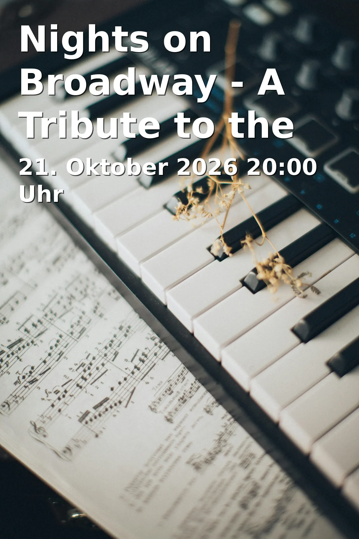 Event: Nights on Broadway - A Tribute to the Bee Gees performed by Night Fever in Stadthalle Bielefeld, Willy-Brandt-Platz 1, 33602 Bielefeld on 21. Oktober 2026