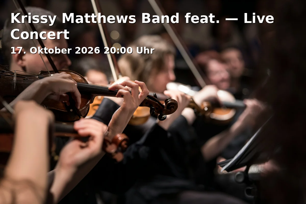 Event: Krissy Matthews Band feat. — Live Concert in Veranstaltungsort laut Veranstaltungskalender, k.A., Schwerin on 17. Oktober 2026