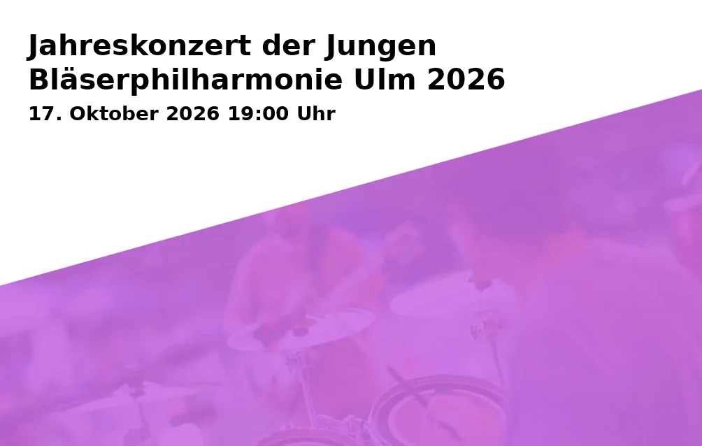 Annual Concert of the Young Wind Philharmonic Ulm 2026