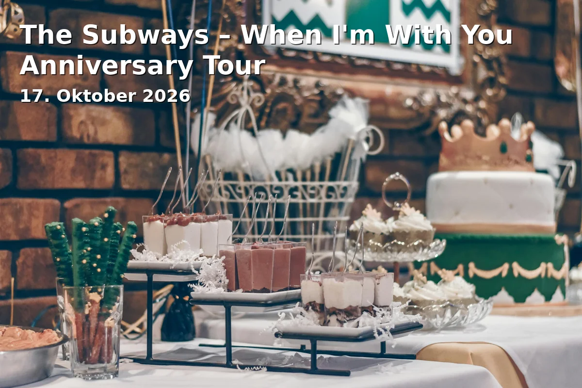The Subways – When I'm With You Anniversary Tour