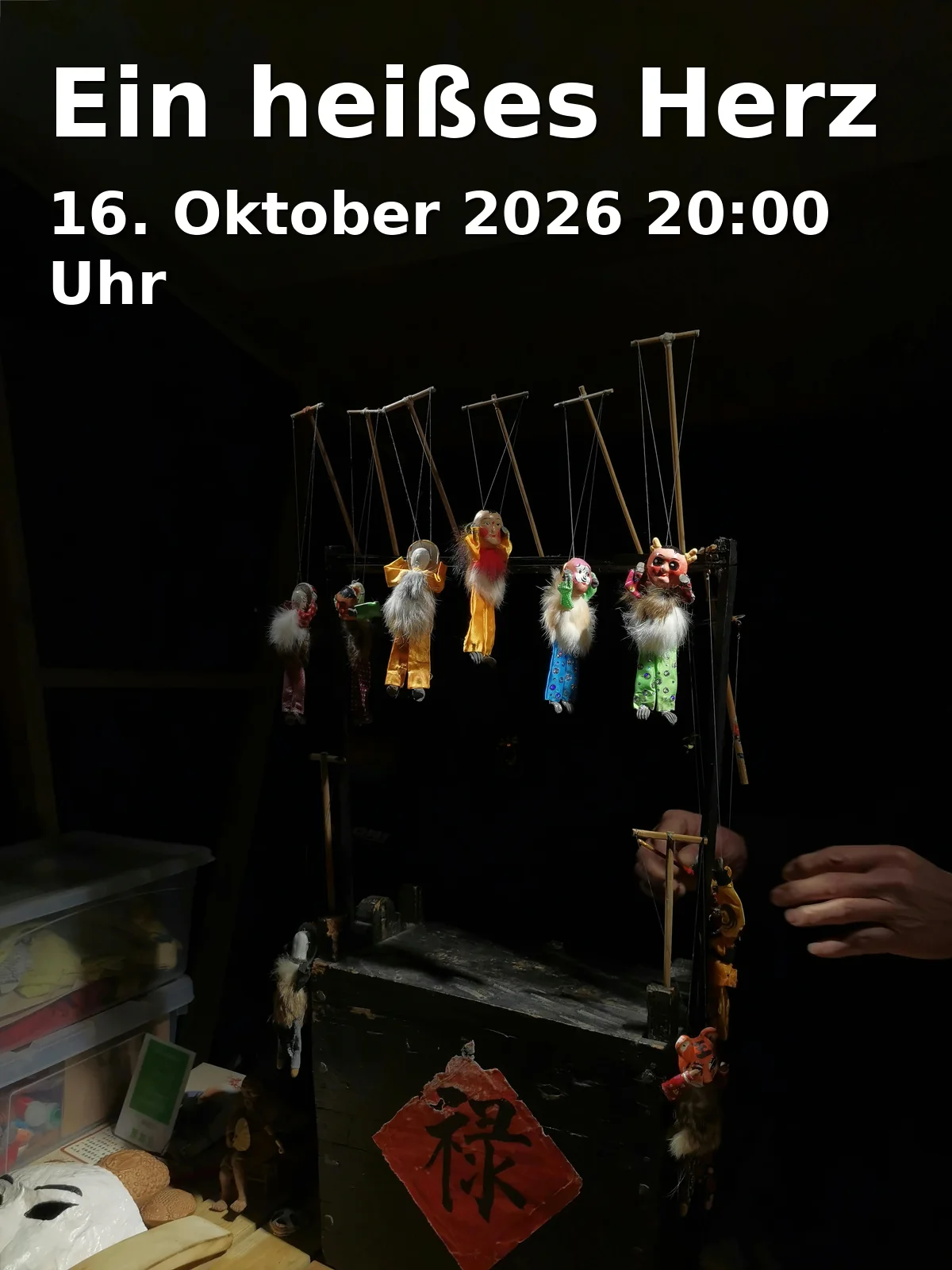 Event: Ein heißes Herz in Theater Viel Lärm Um Nichts, August-Exter-Straße 1, 81245 München on 16. Oktober 2026