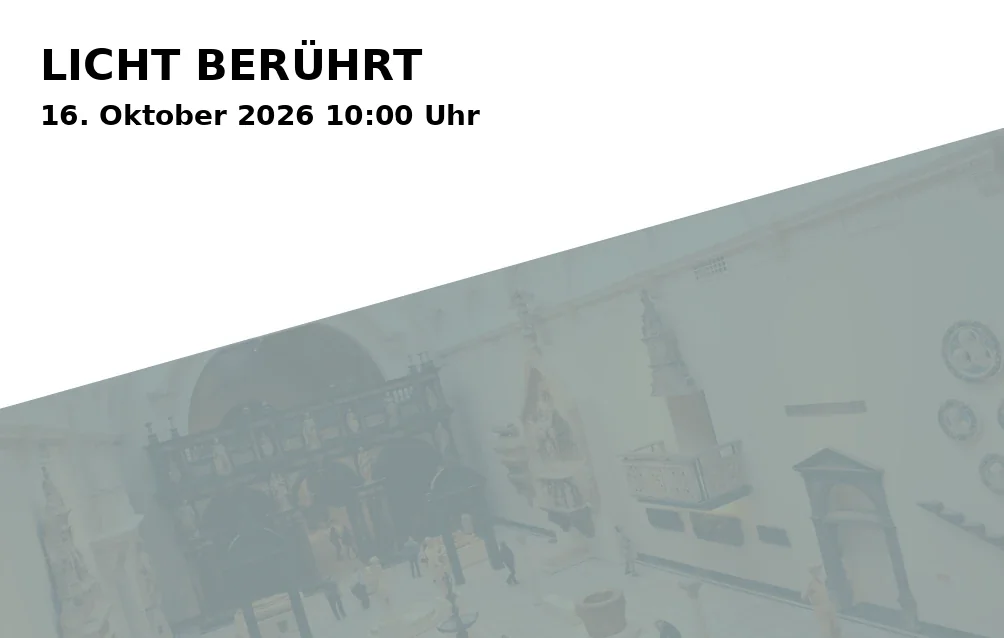 Event: LICHT BERÜHRT in Palais Bellevue - Salon, Schöne Aussicht 2, 34117 Kassel on 16. Oktober 2026