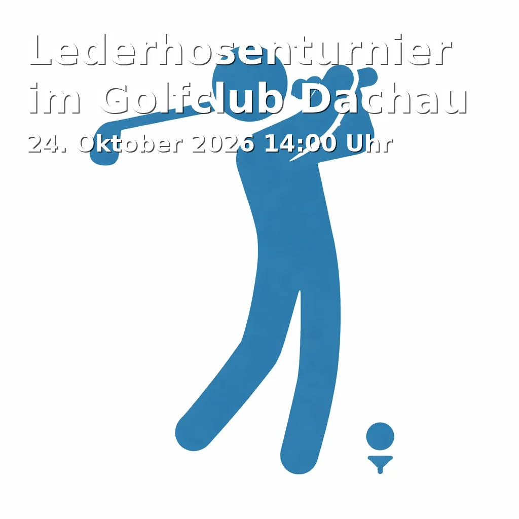 Event: Lederhosenturnier im Golfclub Dachau in Golfclub Dachau, k.A., Dachau on 24. Oktober 2026